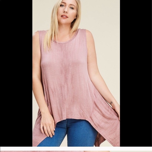 Selena handkerchief tunic - Plus Size - Picture 3 of 4